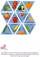 Vorschau - Spiele - Legesterne Obst und Gemüse (DaZ, Anfangsunterricht) - Seite 3