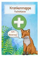 Vorschau - Mal- und Bastelvorlagen - Fuchsklasse - Postmappe und Krankenpappe - Seite 2