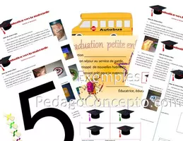 Aperçu - Cartes / Images - Activités graduation vers la maternelle - Page de couverture
