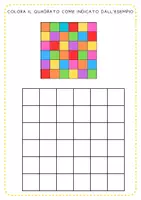 anteprima - Giochi - IL GIOCO DEI QUADRATINI COLORATI - Pagina 1