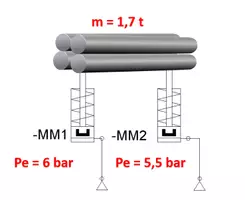 Vorschau - Arbeitsblätter - Prüfungsvorbereitung Metallberufe 02 - Kolbenkräfte, Rundstähle anheben - Seite 2