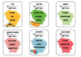 Vorschau - Spiele - USA Warm-Up Game, "Dont't say the word" | Englisch, Klasse 8.-9., Aufwärmspiel - Seite 2