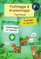 Vorschau - Mal- und Bastelvorlagen - Tigerklasse - Postmappe und Krankenmappe - Deckblatt