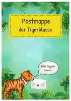 Vorschau - Mal- und Bastelvorlagen - Tigerklasse - Postmappe und Krankenmappe - Seite 2