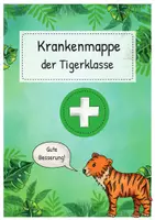 Vorschau - Mal- und Bastelvorlagen - Tigerklasse - Postmappe und Krankenmappe - Seite 3