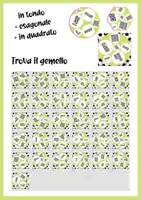 anteprima - Flashcard - Fogli di conteggio | Trova il gioco dei gemelli | Calcio - Pagina 1