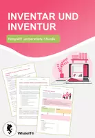 Vorschau - Arbeitsblätter - Inventur und Inventar - Deckblatt