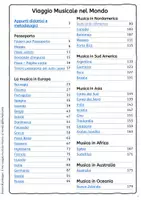 anteprima - Materiale per pittura e bricolage - Viaggio Musicale nel Mondo - Passaporto - Musica del mondo - Pagina 1