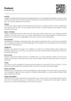 Vorschau - Arbeitsblätter - Thailand (Infotext and Exercises) - Deckblatt