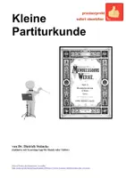 Vorschau - Arbeitsblätter - Kleine Partiturkunde - Deckblatt