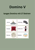 Vorschau - Spiele - Domino V - Buchstabe V - Deckblatt