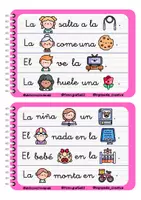 Vista previa - Tarjetas / Manipulativos - Frases con pictogramas - página 2
