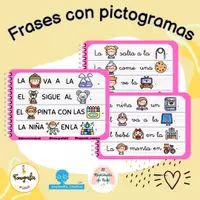 Vista previa - Tarjetas / Manipulativos - Frases con pictogramas - Portada