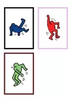 anteprima - Flashcard - Flashcards con omini di Keith Haring - Pagina 3