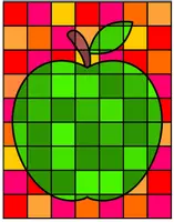 Vorschau - Mal- und Bastelvorlagen - Kunstidee Apfel - Seite 3