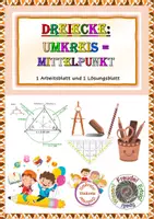 Vorschau - Arbeitsblätter - Der Umkreismittelpunkt und der Umkreis! - Deckblatt