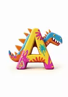 Vorschau - Bildkarten - Dino Alphabet mit 35 Buchstaben-Illustrationen - Seite 2