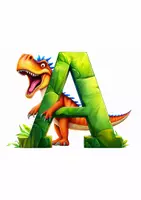 Vorschau - Bildkarten - Dino Alphabet mit 35 Buchstaben-Illustrationen - Seite 3