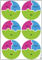 Vorschau - Spiele - Puzzle Personalpronomen zum Üben - Seite 2