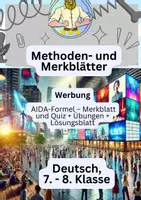 Vorschau - Arbeitsblätter - Werbung | AIDA Prinzip | Analyse - Deckblatt