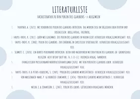Vorschau - Stundenentwürfe - Sequenzplan, Ziele und Literatur zu der Sequenz: "Die Perlen des Glaubens" - Seite 2