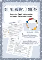 Vorschau - Stundenentwürfe - Sequenzplan, Ziele und Literatur zu der Sequenz: "Die Perlen des Glaubens" - Deckblatt