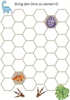 Vorschau - Spiele - 15 Dino-Rätsel zur visuellen Merkfähigkeit - Seite 3