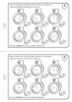 Vorschau - Arbeitsblätter - Uhrzeit und Uhr (Übungsheft Klasse 1) - Seite 3