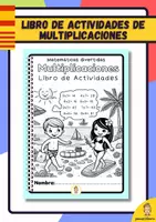 Vista previa - Hojas de trabajo - Cuaderno actividades de multiplicaciones (español/català) verano - Portada