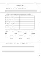 Vorschau - Test - 5. Lernzielkontrolle Deutsch Klasse 2 - Deckblatt