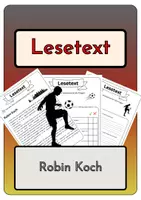Vorschau - Arbeitsblätter - Leseverständnis - Robin Koch + Lösungen - Deckblatt