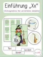 Vorschau - Präsentationen/Tafelbilder - Buchstabeneinführung X - Deckblatt
