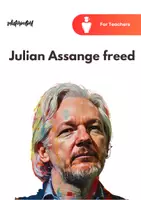Vorschau - Unterrichtsreihen - Teaching series: Julian Assange is free - Unterrichtsreihe - Deckblatt