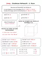 Vorschau - Arbeitsblätter - Grundwissen Mathematik - 5. + 6. Klasse - Seite 3