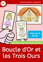 Aperçu - Matériel pour travaux manuels / dessin - Boucle d'Or et les Trois Ours - Marionnettes à Doigts - Conte de Fées - Page de couverture
