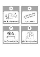 Vorschau - Spiele - Schulsachen und Farben üben (Wortschatz/Akkusativ) - Seite 2
