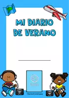 Vista previa - Manualidades / Dibujos para colorear - MI DIARIO DE VERANO - página 2