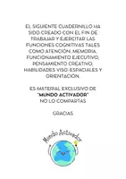 Vista previa - Hojas de trabajo - Neurociencias: cuadernillo de actividades - página 1