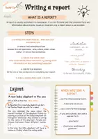 Vorschau - Poster - How to - Writing a report - Deckblatt