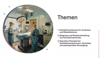 Vorschau - Präsentationen/Tafelbilder - Unterrichtseinstieg: Schilddrüsenkarzinom - Seite 1