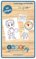 Aperçu - Feuilles d'exercices - Coloriage en famille - les sports - Page de couverture