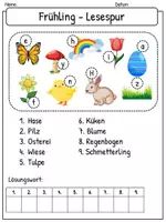 Vorschau - Arbeitsblätter - Lesespur: Frühling/Ostern (1./2. Klasse) - Seite 3