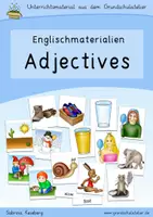Vorschau - Arbeitsblätter - Adjectives / opposites (Englisch, Grundschule, Adjektive) - Deckblatt