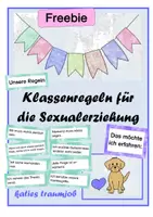 Vorschau - Anderer Materialtyp - Regelkarten für die Sexualerziehung - Deckblatt