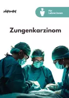 Vorschau - Arbeitsblätter - Biologie: Zungenkarzinom - Unterrichtsmaterial - Deckblatt