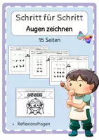Vorschau - Arbeitsblätter - Materialpaket Schritt für Schritt das Zeichnen lernen - Seite 1