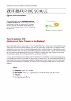 Vorschau - Arbeitsblätter - Kinderarmut: Faire Chancen in der Bildung? - Deckblatt
