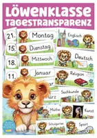 Vorschau - Präsentationen/Tafelbilder - Tagestransparenz Löwenklasse - Deckblatt