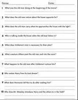 Vorschau - Arbeitsblätter - Movie Guide: "Harry Potter and the Goblet of Fire 2005" Questions + Activities + Answers - Seite 2