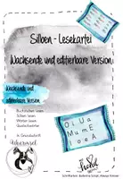 Vorschau - Aufgabenkarten - Leseteppich Lesepaket Silben Erstlesen - growing bundle - Deckblatt
